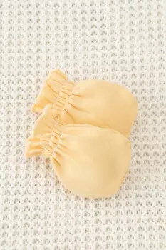 Рукавички для новорожденных CROCKID, К 8506, цвет - желтый