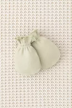 Рукавички для новорожденных CROCKID, К 8506, цвет - зеленый