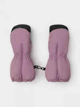 Рукавицы для девочек CROCKID, ВК 10008/25/22 ГР, цвет - бордовый