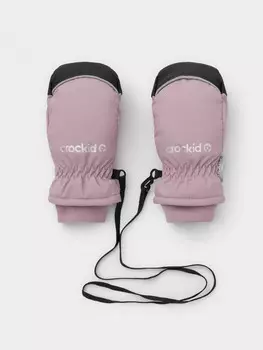 Рукавицы для девочек CROCKID, ВК 10011/1 ГР, цвет - фиолетовый