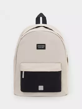 Рюкзак для девочек CROCKID, АКС 1008/6 ГР, цвет - серый