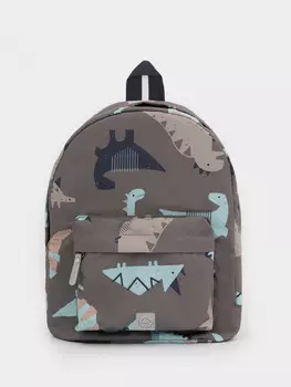 Рюкзаки для мальчиков CROCKID, АКС 1001/180 ГР, цвет - коричневый