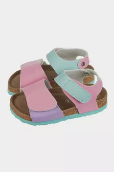 Сандалии для девочки для девочек MURSU, 24124036, цвет - разноцветный