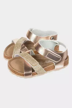 Сандалии для девочки для девочек MURSU, 24124056, цвет - разноцветный