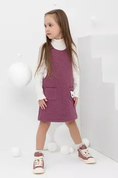 Сарафан для девочек CROCKID, КР 5712, цвет - фиолетовый