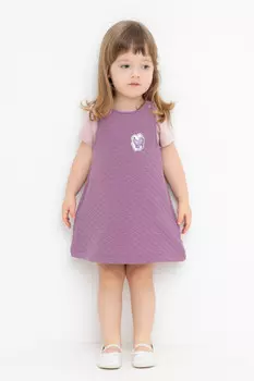 Сарафан для девочек CROCKID, КР 5913, цвет - бордовый