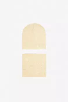 Шапка для девочек CROCKID, К 8125, цвет - желтый