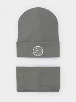 Шапка для девочек CROCKID, К 8149/25, цвет - зеленый