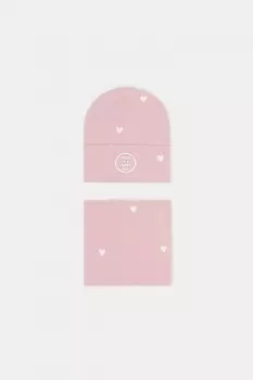 Шапка для девочек CROCKID, К 8171, цвет - розовый