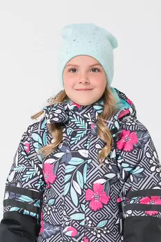 Шапка для девочек CROCKID, КВ 20160/ш, цвет - бирюзовый