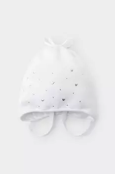 Шапка для девочек CROCKID, КВ 20256/23, цвет - белый