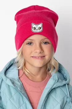 Шапка для девочек CROCKID, КВ 20301/ш, цвет - красный