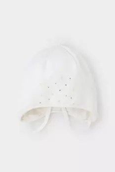 Шапка для девочек CROCKID, КВ 20316/ш, цвет - белый