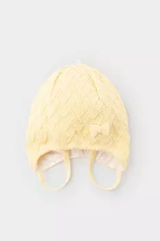 Шапка для девочек CROCKID, КВ 20339, цвет - желтый