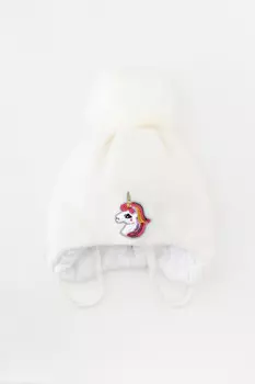 Шапка для девочек CROCKID, КВ 20367/ш, цвет - белый