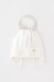 Шапка для девочек CROCKID, КВ 20368/1ш, цвет - белый