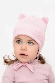Шапка для девочек CROCKID, КВ 20374, цвет - розовый
