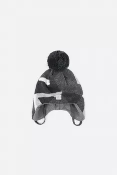 Шапка для мальчиков CROCKID, КВ 20239/22ш, цвет - серый