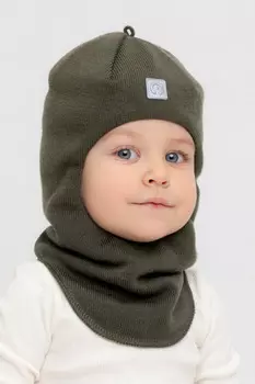 Шапка для мальчиков CROCKID, КВ 20283/25ш, цвет - зеленый