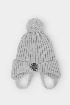 Шапка для мальчиков CROCKID, КВ 20335/ш, цвет - серый