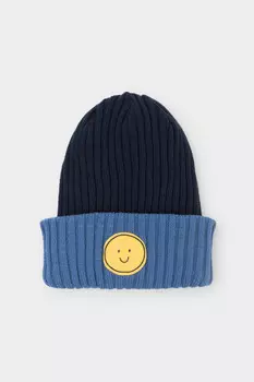 Шапка для мальчиков CROCKID, КВ 20357, цвет - синий