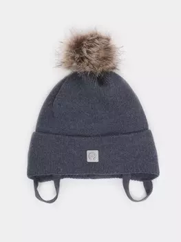 Шапка для мальчиков CROCKID, КВ 20395/ш, цвет - серый