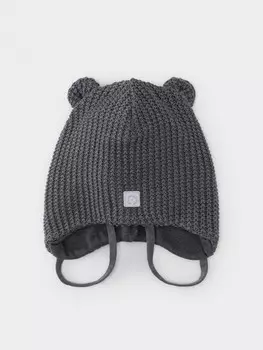 Шапка для мальчиков CROCKID, КВ 20420, цвет - темно-серый