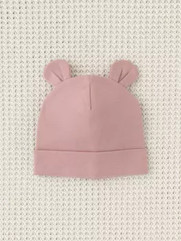 Шапочка ясельная для новорожденных CROCKID, К 8093, цвет - розовый