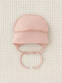 Шапочка ясельная для новорожденных CROCKID, К 8176, цвет - розовый