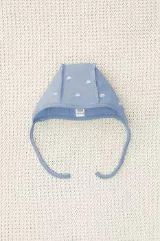 Шапочка ясельная для новорожденных CROCKID, К 8177, цвет - синий