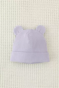 Шапочка ясельная для новорожденных CROCKID, К 8159, цвет - фиолетовый
