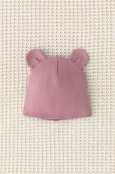 Шапочка ясельная для новорожденных CROCKID, К 8124, цвет - розовый