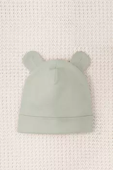 Шапочка ясельная для новорожденных CROCKID, К 8093, цвет - хаки