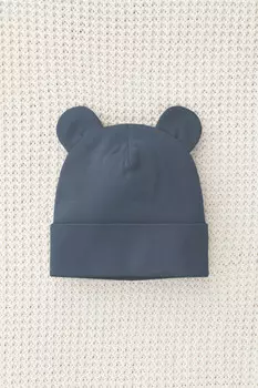 Шапочка ясельная для новорожденных CROCKID, К 8093, цвет - синий