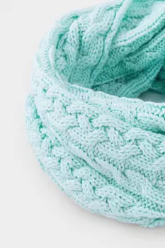 Шарф для девочек CROCKID, КВ 15005/ш, цвет - бирюзовый