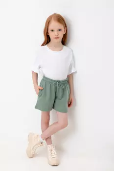 Шорты для девочек CROCKID, К 400548, цвет - зеленый