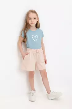 Шорты для девочек CROCKID, К 400664, цвет - розовый