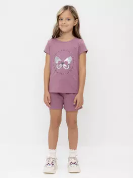 Шорты для девочек CROCKID, КР 400417, цвет - бордовый