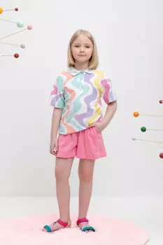 Шорты для девочек CROCKID, КР 400662, цвет - ярко-розовый