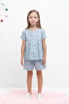 Шорты для девочек CROCKID, КР 400668, цвет - синий
