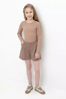 Шорты для девочек CROCKID, КР 400732, цвет - бежевый