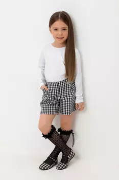 Шорты для девочек CROCKID, КР 400732, цвет - серый