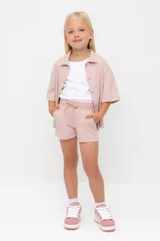 Шорты для девочек CROCKID, КР 400807, цвет - розовый