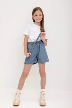 Шорты для девочек CROCKID, ТК 40041 ВСТ, цвет - голубой