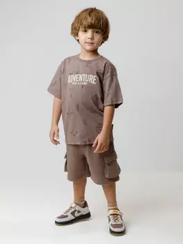 Шорты для мальчика для мальчиков CROCKID, КР 400828, цвет - коричневый