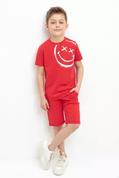 Шорты для мальчика для мальчиков CROCKID, КР 400642, цвет - красный