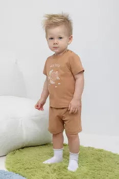 Шорты для мальчика для мальчиков CROCKID, КР 400658, цвет - коричневый