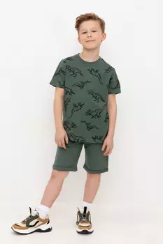 Шорты для мальчика для мальчиков CROCKID, КР 400642, цвет - зеленый