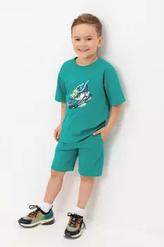 Шорты для мальчика для мальчиков CROCKID, КР 400761, цвет - зеленый