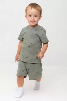 Шорты для мальчика для мальчиков CROCKID, КР 400666, цвет - зеленый